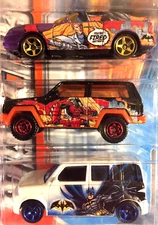 Matchbox~ 2013~ BATMAN ~ 3-Pack~ DC COMICS~ HTF ~1:64 Scale~ Brand New ~ NM