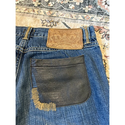 Vintage Dolce & Gabbana Denim Patchwork Y2k mid rise Jeans Size 26 - Picture 4 of 20