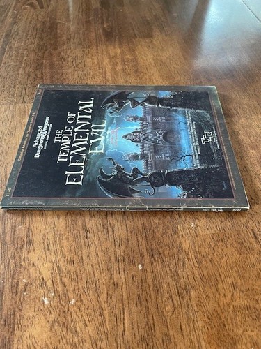 AD&D Dungeons & Dragons The TEMPLE of ELEMENTAL EVIL T1-4 9147 1985 Module + Map - Picture 3 of 6
