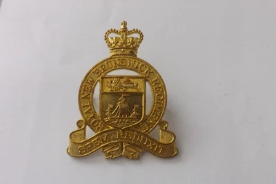 MILITARY BADGE CANADIAN ROYAL NEW BRUNSWICK REGIMENT 5CM X 4CM 4700 - Image 1 of 4