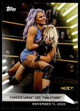 2021 Topps WWE Women's Division Candice LeRae def. Toni Storm #94