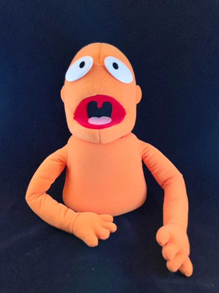 The Muppets Whatnot Workshop FAO Schwarz Disney Orange Puppet con caja completa usada en excelente estado Foto 3 de 4