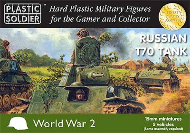 T-70 Tanks Plastic Soldier soviet 15mm Russian WWII Finnish Russian T70 German