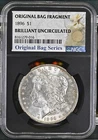 1896 United States Morgan Silver Dollar NGC BU Original Bag Series