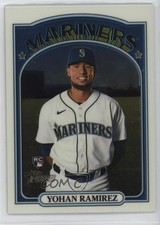 2021 Topps Heritage High Number Chrome 281/999 Yohan Ramirez #530 2mx