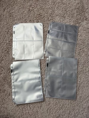 BCW Multi Pocket Pages Lot Includes 2, 4, 6, and 8 Pocket Pages Lot of 40 Pages