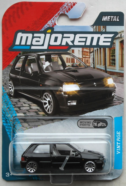 Majorette Vintage Premium Cars Renault Clio 16S Schwarz Neu/Ovp Auto Pkw Car-image