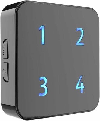 Drahtloser Steckempfänger HTZSAFE HB806A schwarz