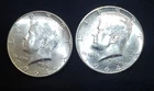 2 very nice 1964 Kennedy half dollars