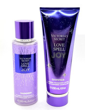 Victoria's Secret LOVE SPELL JOY Shimmer Fragrance Body Lotion  Body Mist Set