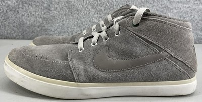 Nike Suketo Mid Cool Grey Suede Men s Size 8.5 Sneakers Shoes 525310-001 Retro