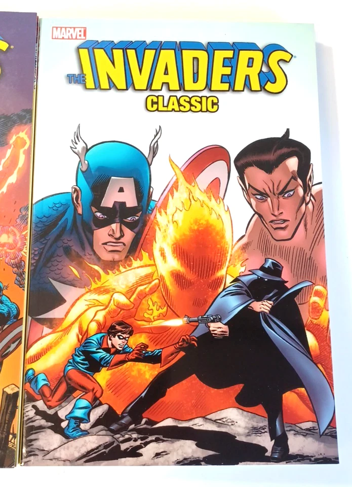 The Invaders Classic TPB Vol 2, 3- MARVEL Lot of 2 - Image 3 of 4