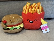 NEW, VALENTINE BURGER FRIES Stuffed Plush GIFT SET, Way To Celebrate