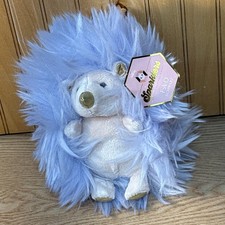 New FAO Schwarz 6" Sparklers Plush Purple Lavendar Hedgehog Stuffed Animal Pal