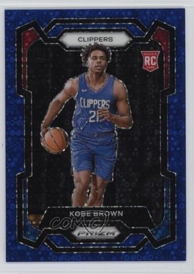 2023-24 Panini Prizm Fast Break Blue 98/150 Kobe Brown #144 Rookie RC 1s2h