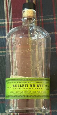 Bulleit Frontier Whiskey Kentucky Straight American Rye Whiskey Bottle - .750