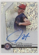 2020 Bowman Sterling Prospect Speckle Refractor 10/99 Jackson Rutledge Auto 0l1