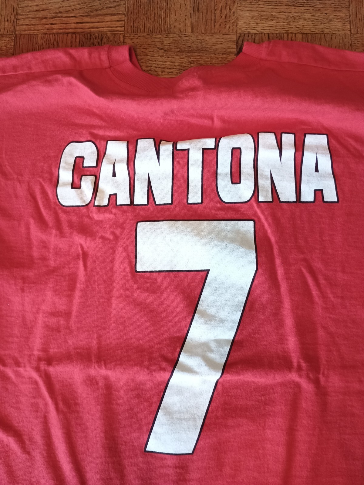 Eric Cantona Shirt Double Sided Vintage image 2
