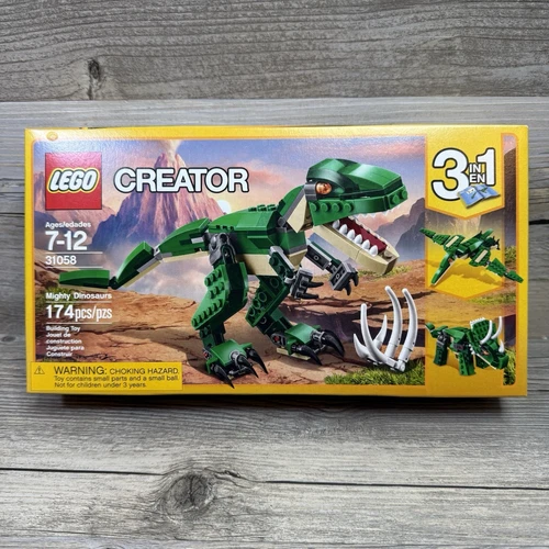 LEGO Creator 3in1: Mighty Dinosaurs #31058 SEALED T. Rex Triceratops Pterodactyl
