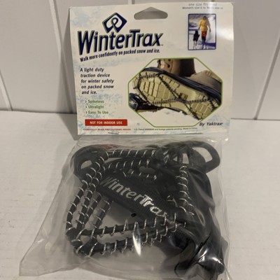 Wintertrax Yaktrax Light Duty Traction For Snow & Ice, NEW, Women s 6 - Men s 12