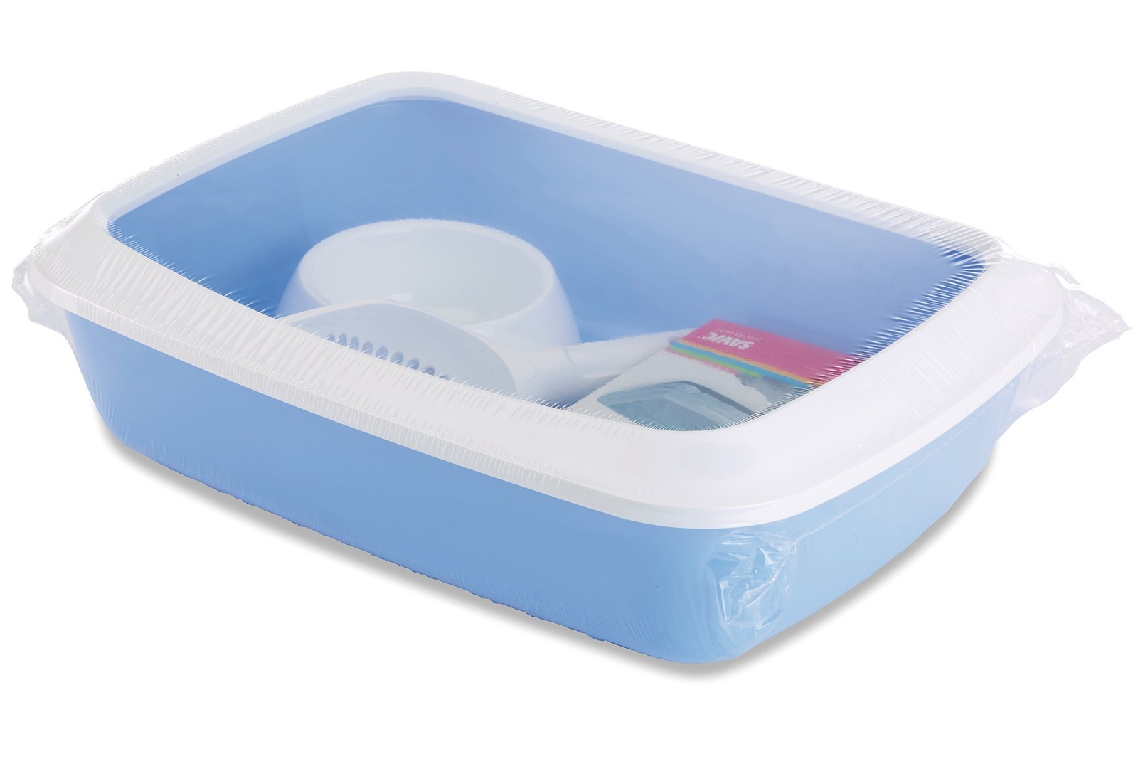 Bac à litière Iriz Starter Kit bleu pour chaton avec set complet de démarrage