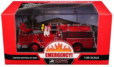 Iconic Replicas 50-0544 1:50 1965 Crown FireCoach: LACoFD Engine 51