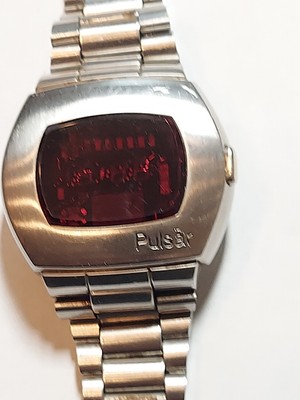Pulsar Red Led Watch Men's USA 100% Origjinal And Authentic With