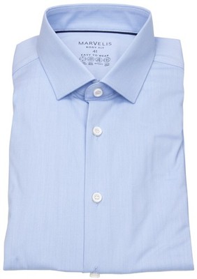 Marvelis Hemd Body Fit Easy To Wear Performance hellblau - ohne OVP