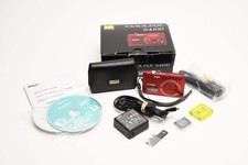 Nikon Coolpix S4100 14MP Digital Point&Shoot camera (Red), Boxed