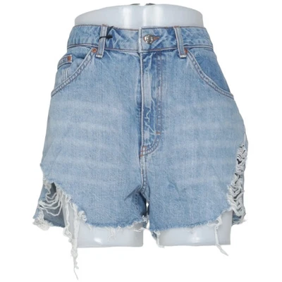 Topshop, Jeans Shorts, Größe: 42, Blau, Baumwolle/Polyester, Sonstiges #6wd - Bild 1 von 4