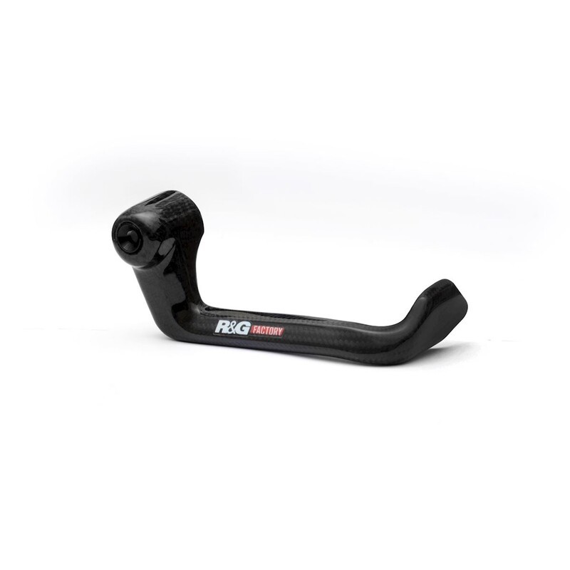 Protection levier gauche R&G RACING Factory Defender carbone pour roulage sur circuit et trackdays