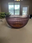 ⭐️Pyrex Ribbed Cranberry Glass Mixing Bowl 7403-S⭐️10 Cups 2.5L⭐️Nice Condition
