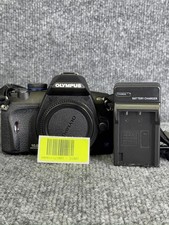 Olympus Evolt E-450 10.0MP Digital Camera Body  Charger  Missing Battery Cover