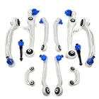 Front Upper Lower Control Arms Suspension Kit For Audi A6 Quattro C6 2004-2011