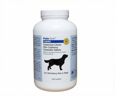 Pala-Tech Potassium Citrate Plus Cranberry for Dogs 100 Tablets