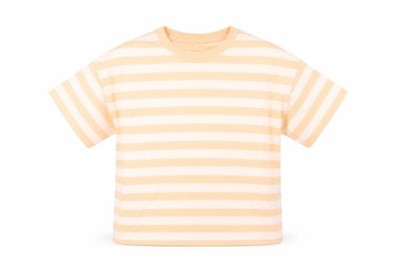 Marks & Spencer Jungen Basic T-Shirt Gr. 7-8 Jahre UK '' weiß gestreift Rundhals