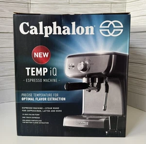 Calphalon BVCLECMP1 Temp iQ Espresso Machine with Steam Wand Stainless