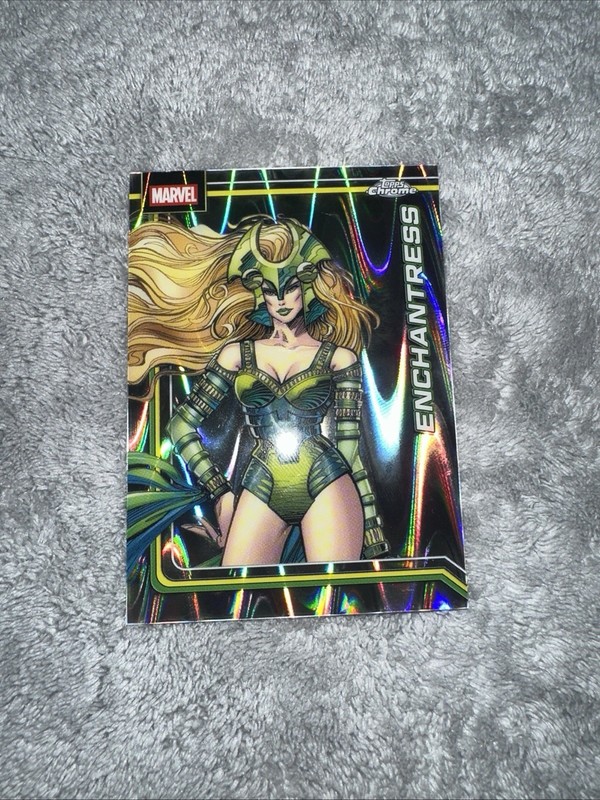 2026 Topps Chrome Marvel Enchantress Wave Refractor #035
