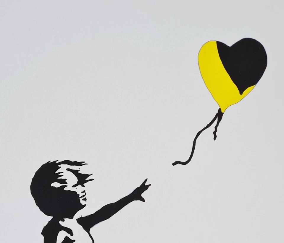 BANKSY *Girl with Balloon* 50 x 40 cm*Lithografie*Kunstdruck*limitiert # 99/600 - Bild 4 von 4