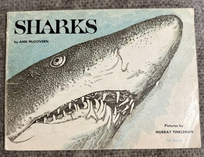 Sharks   Ann McGovern 1976 Scholastic Book Services HC Children s Science