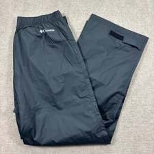 Columbia Rebel Roamer II Pants Black Omni-Tech Rain Pants Men's Size Large NWT