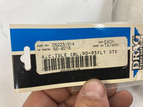 Harley stainless steel 90-95 FLT Touring idle cable 66-0218 DS223191 - Picture 2 of 2