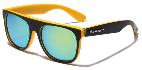 Biohazard Flat Top Mirror Lens Sunglasses for Men Women Retro Outdoor Sports New - 第 7/9 張圖片