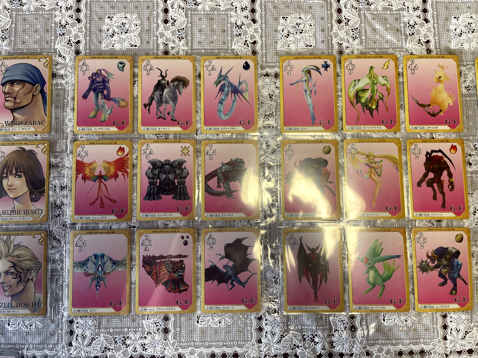TRIPLE TRIAD COMPLETE FINAL FANTASY VIII Carddass Masters G1-110 set FFTCG FF8 - Picture 3 of 7