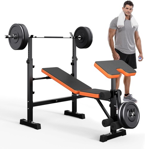 Multifunktion Hantelbank Klappbar Kraftstation Drückerbank Trainingsbank 270 KG