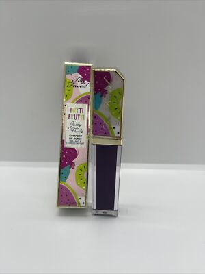 TOO FACED TUTTI FRUTTI JUICY FRUITS COMFORT LIP GLAZE WHO GIVES A FIG 0.24 OZ