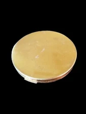Large  Vintage (Metalfield NY USA?) Brass Compact w/Puff