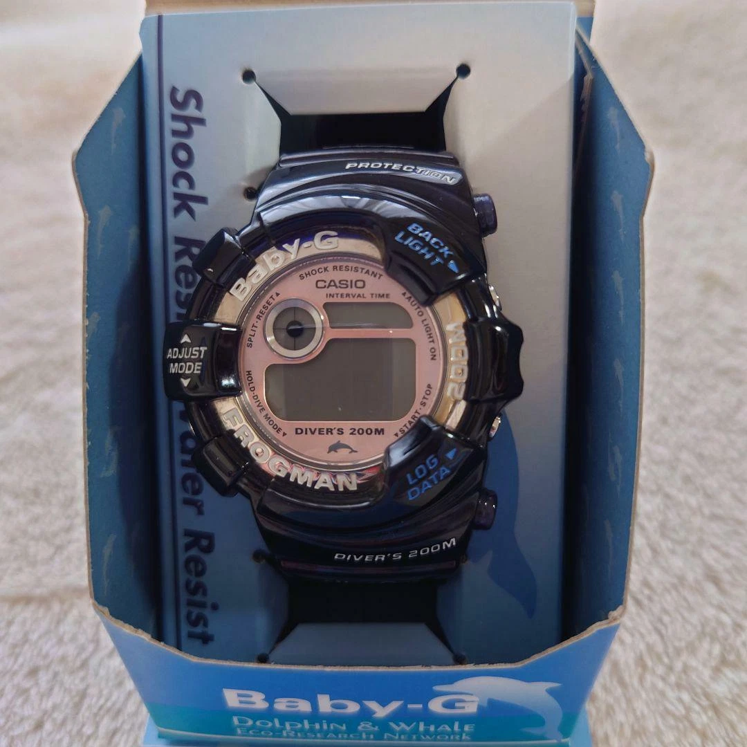Casio Baby G BGW 103K 2JR 2002 Dolphin Whale Model Frogman