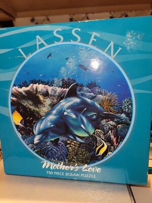 Older Ceaco puzzle; Mother's Love, Christian Riese Lassen; 750 pcs; 2946-1
