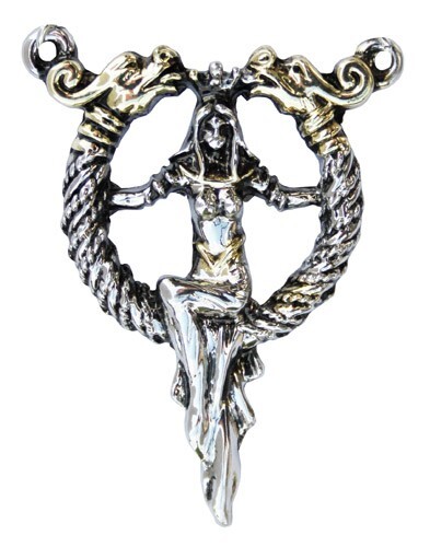 Torcia della Regina Boudicca I TESORI PERDUTI DI ALBIONE Ciondolo Pagano Wiccan - Foto 1 di 3